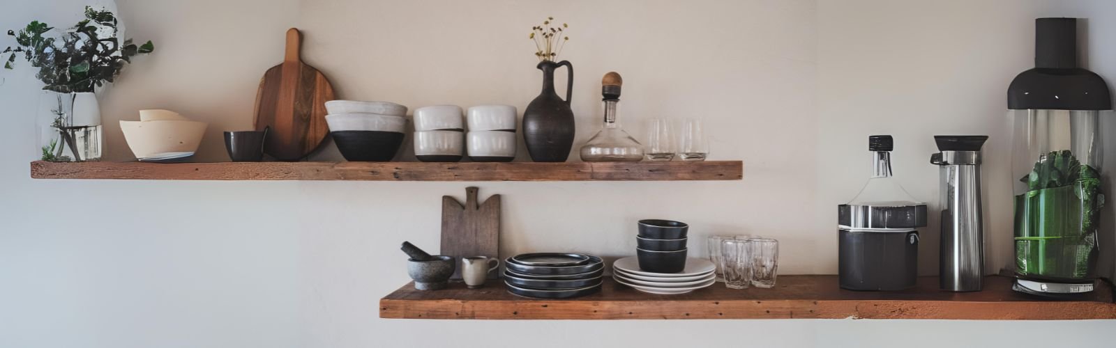 Shelving unit with cabinet